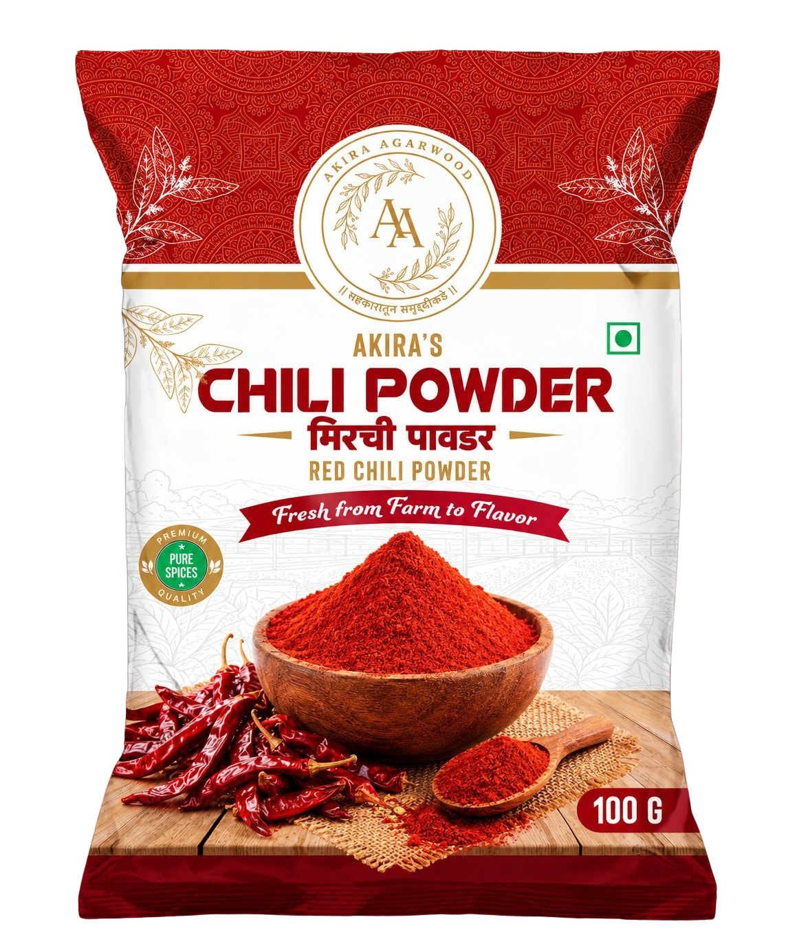 Akira Pure Red Chilli Powder (9 Gram)